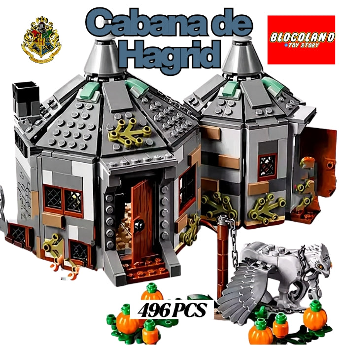HP Cabana de Hagrid ( 496 peças )