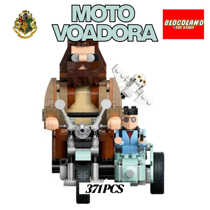 HP Hagrid e Harry Moto Voadora ( 617 peças )
