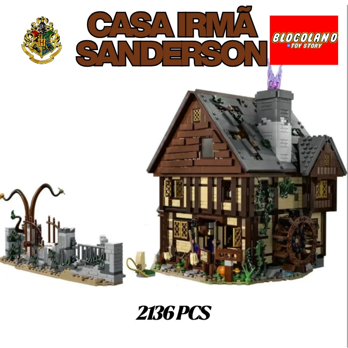 HP Três Bruxas Loucas: A Casa de Campo das Irmãs Sanderson ( 2136 peças )