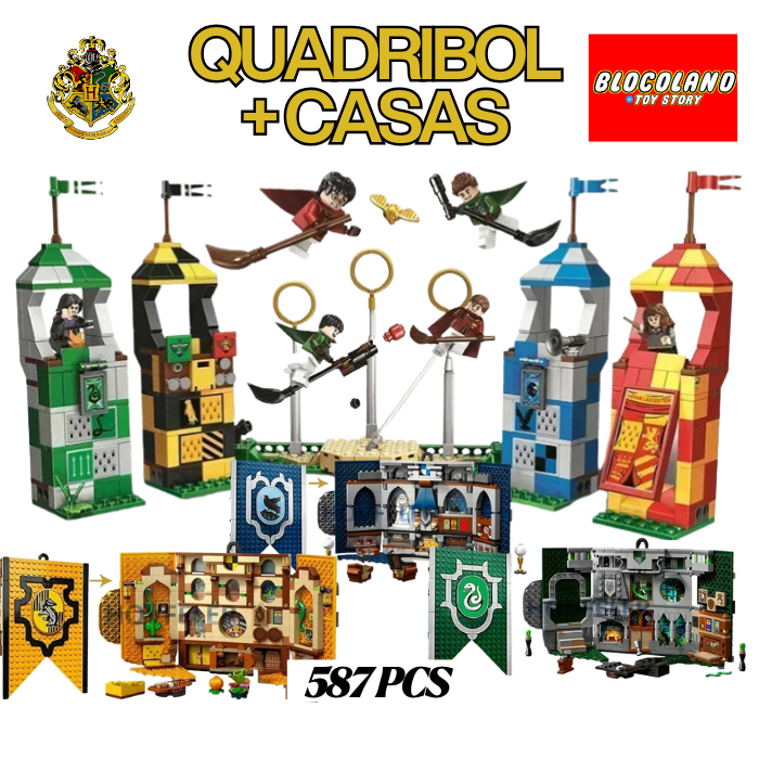 HP QUADRIBOL E SUAS CASAS ( 587 peças )