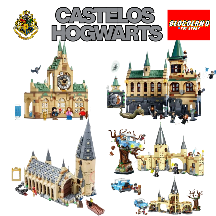 HP PARTES DO CASTELOS DE HOGWARTS ( + 3000 peças )