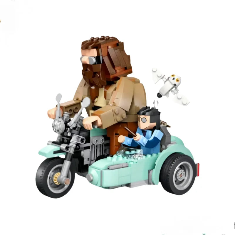 HP Hagrid e Harry Moto Voadora ( 617 peças )