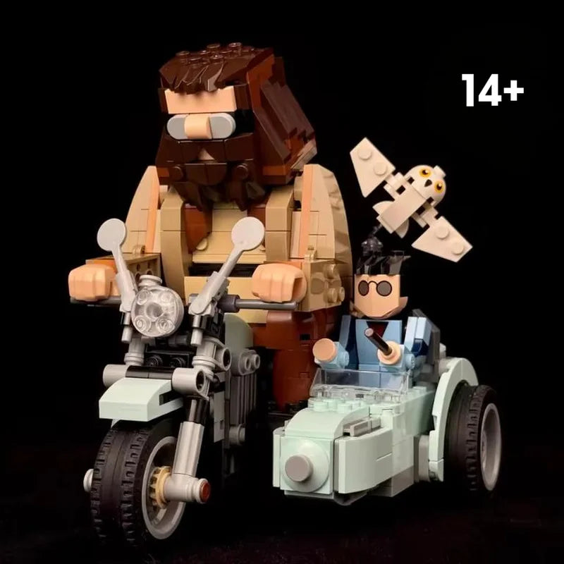 HP Hagrid e Harry Moto Voadora ( 617 peças )
