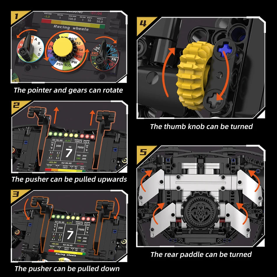 F1 Volante Profissional ( 833 peças )