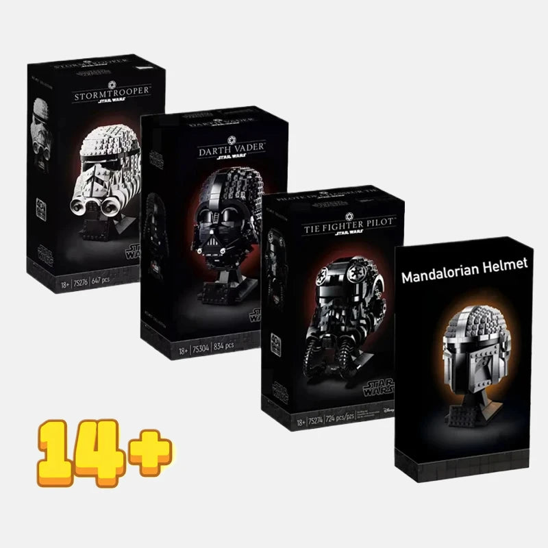 SW Capacete ( DarthVader, Mandaloriano , Storm e Fighter )