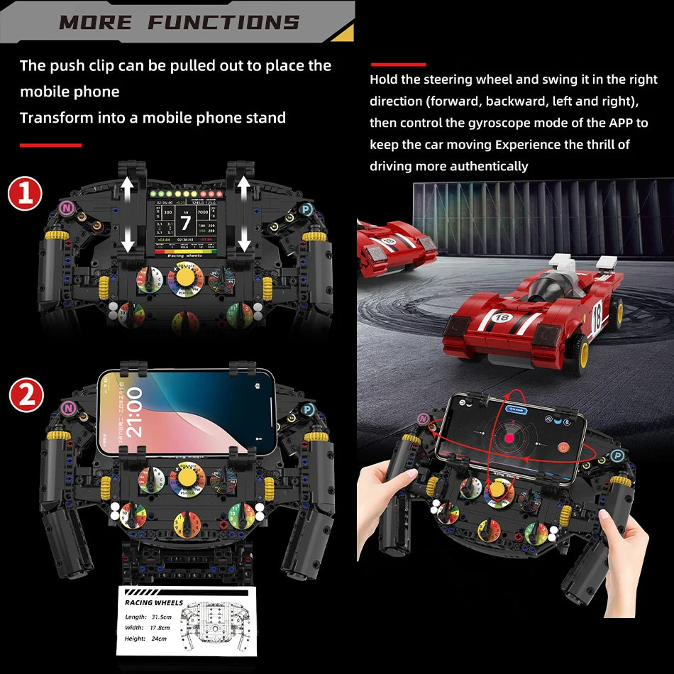 F1 Volante Profissional ( 833 peças )