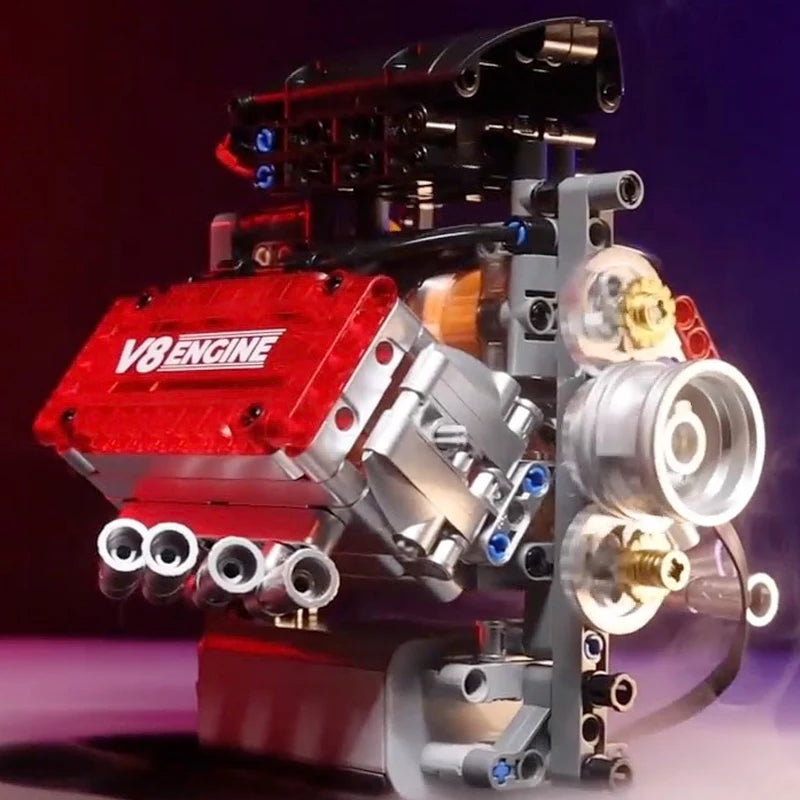 F1 Motor de Carro V8 ( 478 peças )